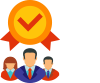 Increased company loyalty and improved retention icon